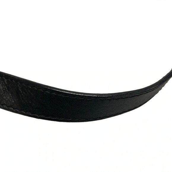 Auth CHRISTIAN LOUBOUTIN Black Dark Brown Beige Unborn Calf Suede Leather - Picture 10 of 16